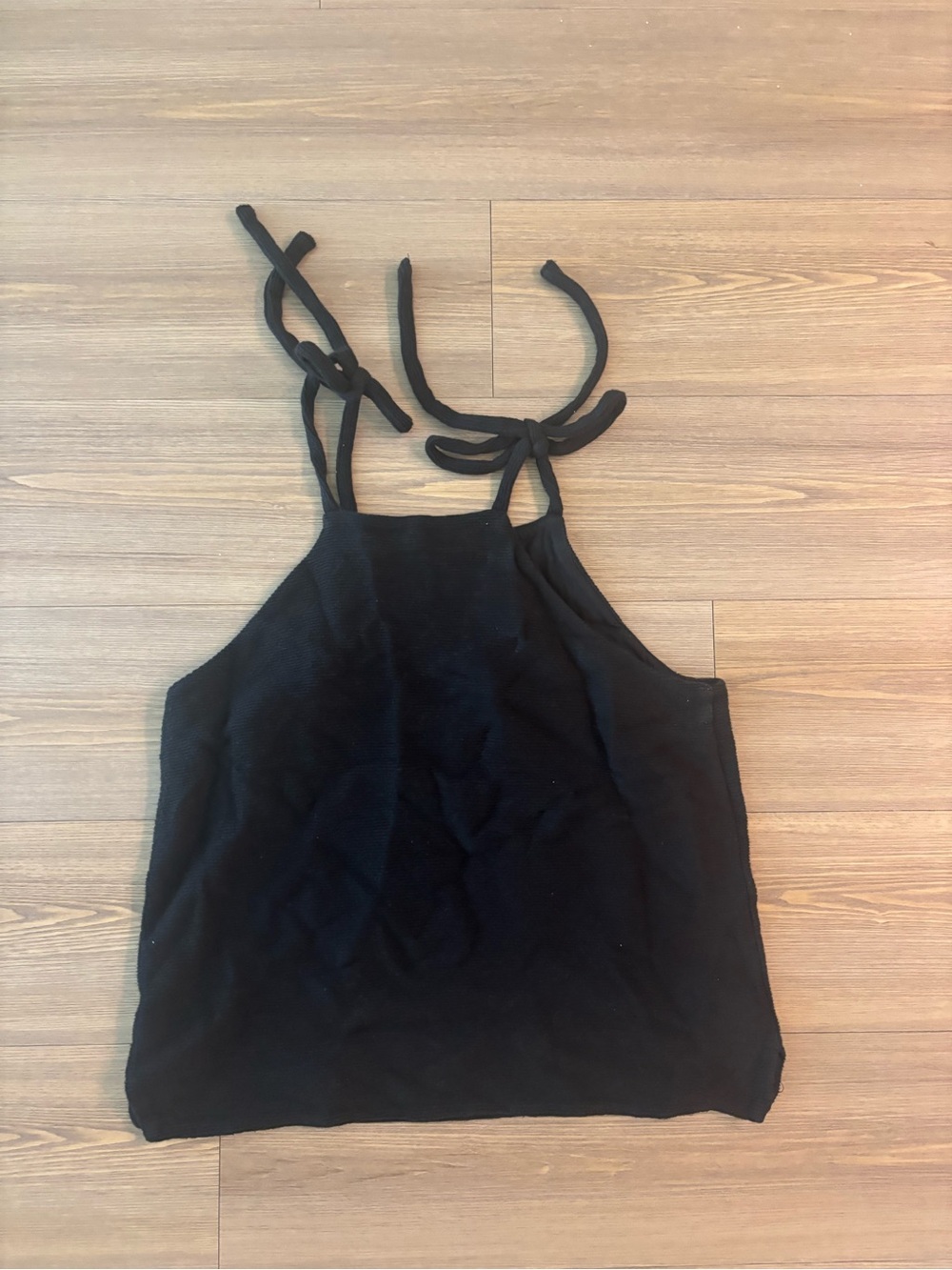 Madewell Black Tie-Shoulder Camisole Tank